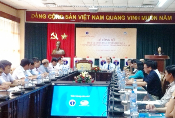 Triển khai dịch vụ công trực tuyến mức độ 4 về cấp giấy phép nhập khẩu trang thiết bị y tế